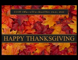 fall leaves and office closure dates